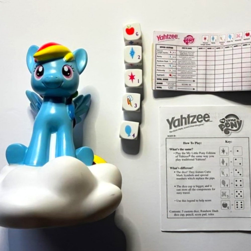 MLP Rainbow Dash Yatzee Game